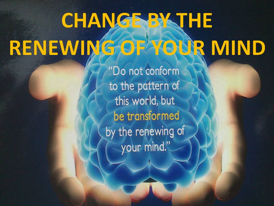 image: 2 hands holding a representation of a brain
Change by the renewing of your mind