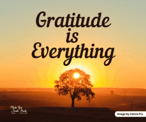 gratitude behind the smile