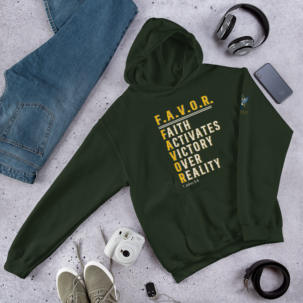 F.A.V.O.R. Hoodie -- Faith Activates Victory Over Reality - Image 25