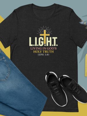 L.I.G.H.T. t-shirt - Living in God's Holy Truth