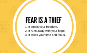fear takes your focus