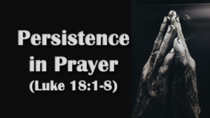 persistence in prayer