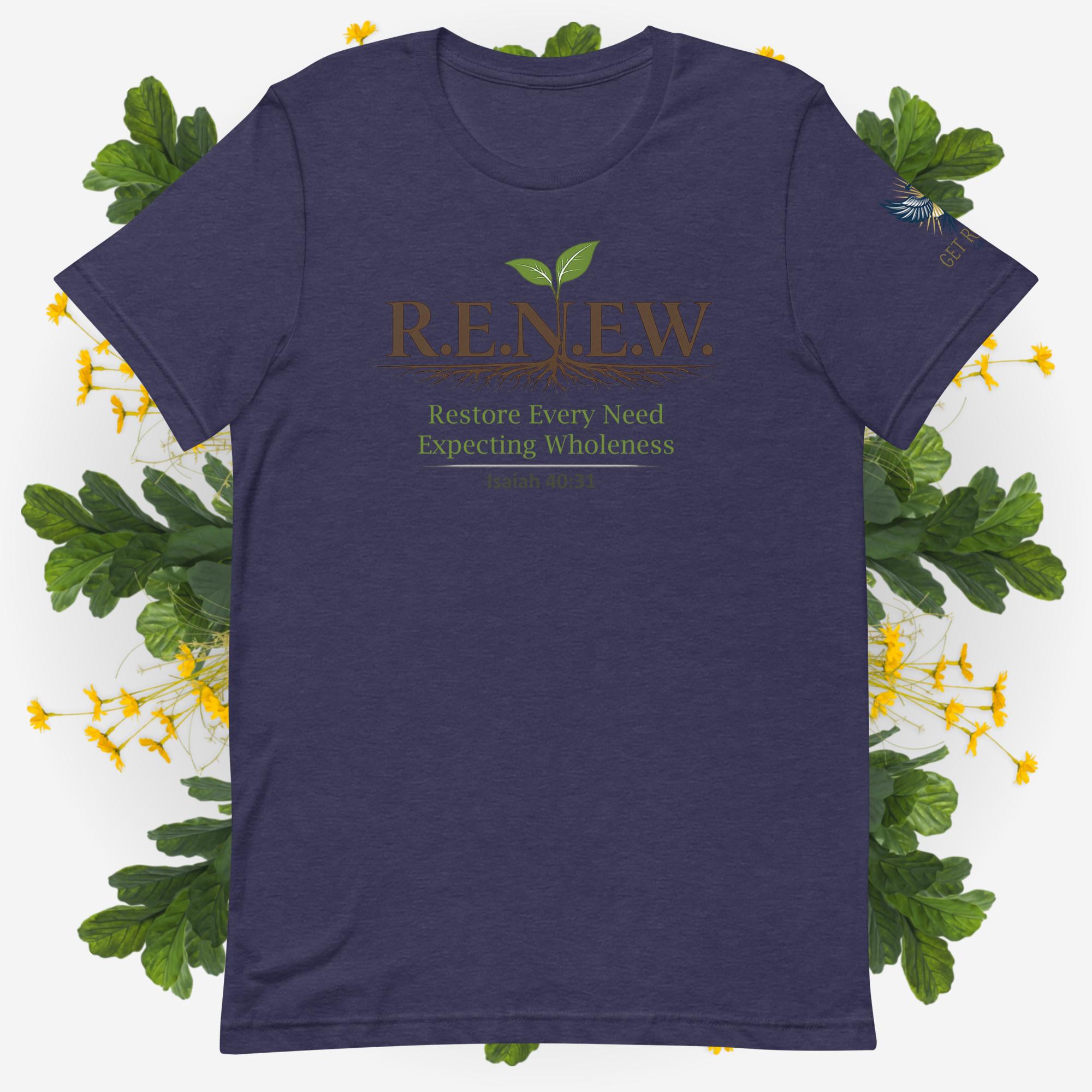 R.E.N.E.W. — Unisex t-shirt - Image 4
