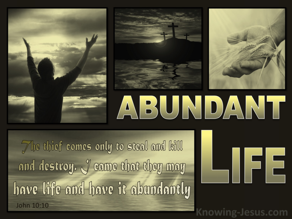 The life of abundance