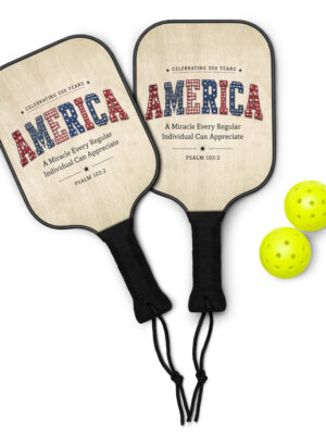 America 250 Pickleball paddle set