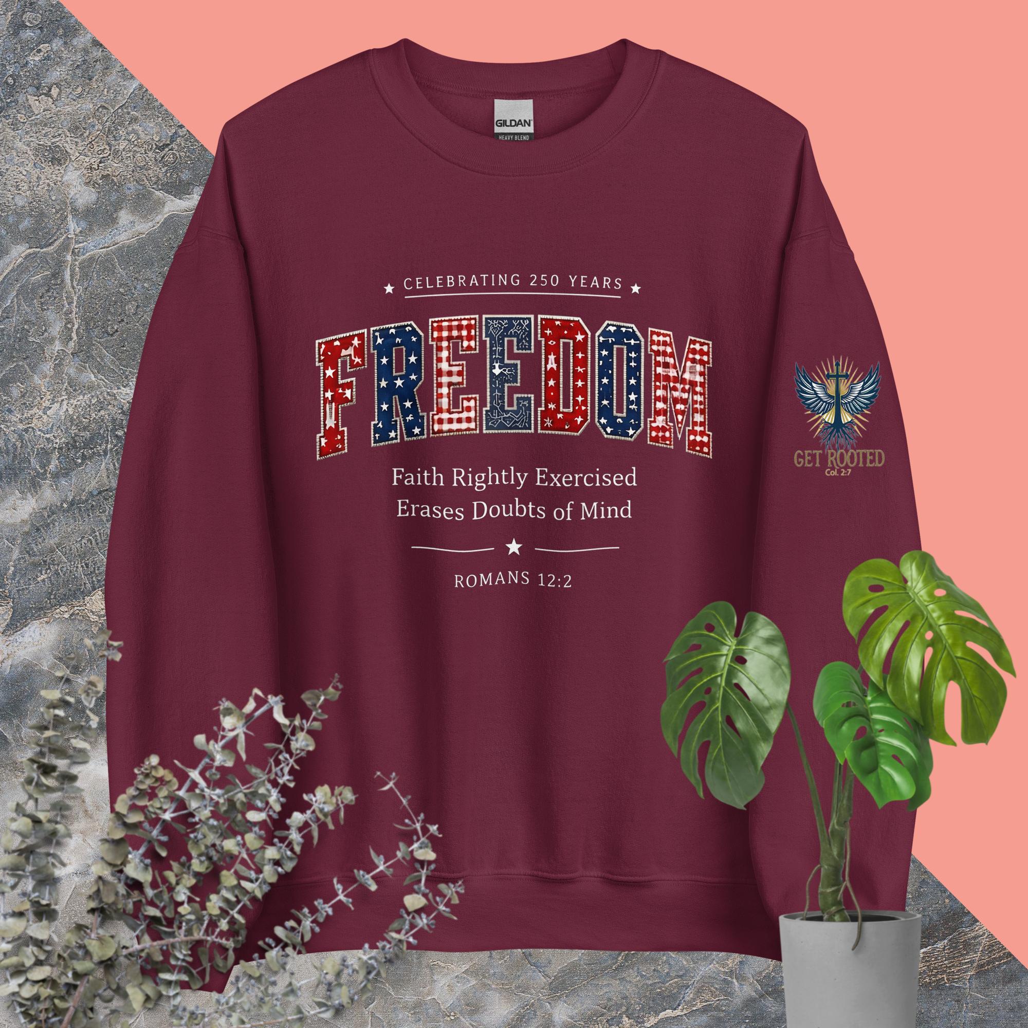 FREEDOM — America 250 Unisex Sweatshirt - Image 3