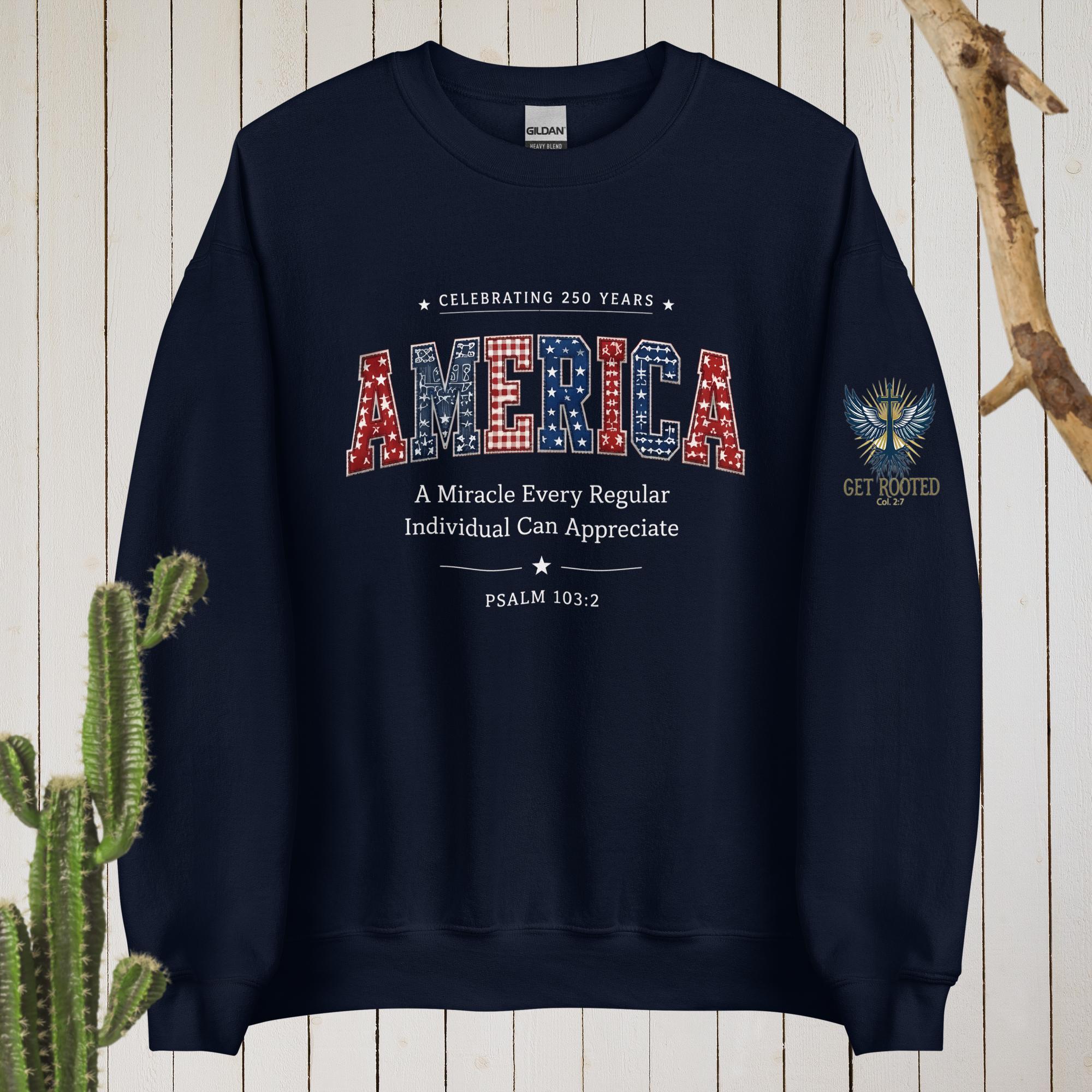 AMERICA — America 250 Unisex Sweatshirt