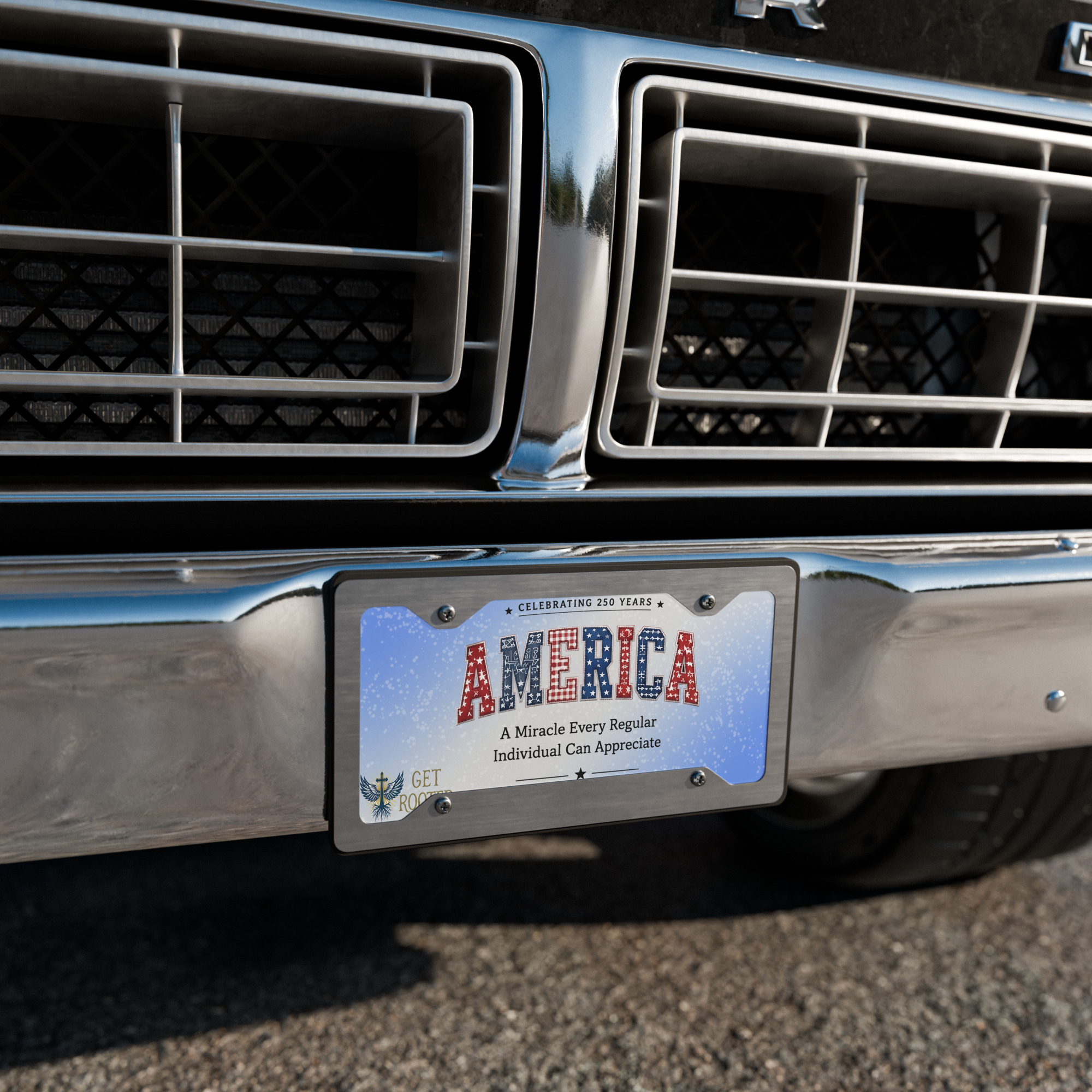 AMERICA — America 250 Vanity license plate - Image 3