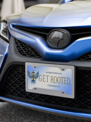 Get Rooted Vanity license plate
