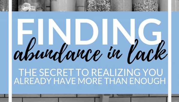 finding abundance