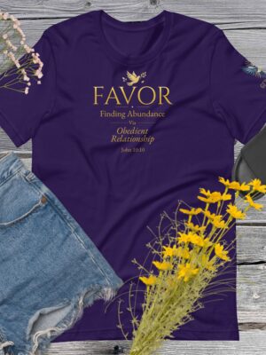 F.A.V.O.R. t-shirt — Finding Abundance Via Obedient Relationship
